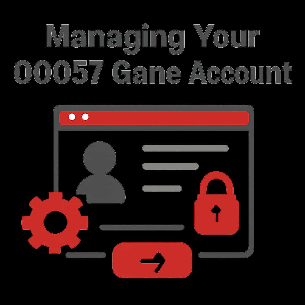 Diagram illustrating account management steps for 00097 Game.