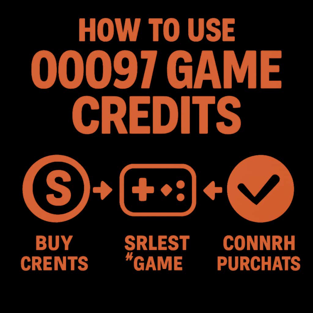 Illustration on using 00097 Game credits effectively.