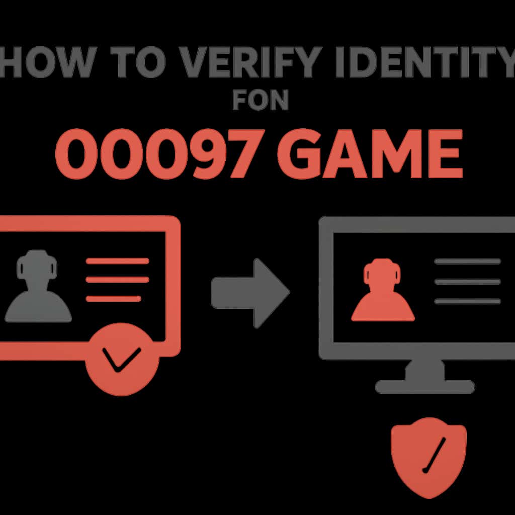 Diagram illustrating steps for verifying identity in 00097 Game