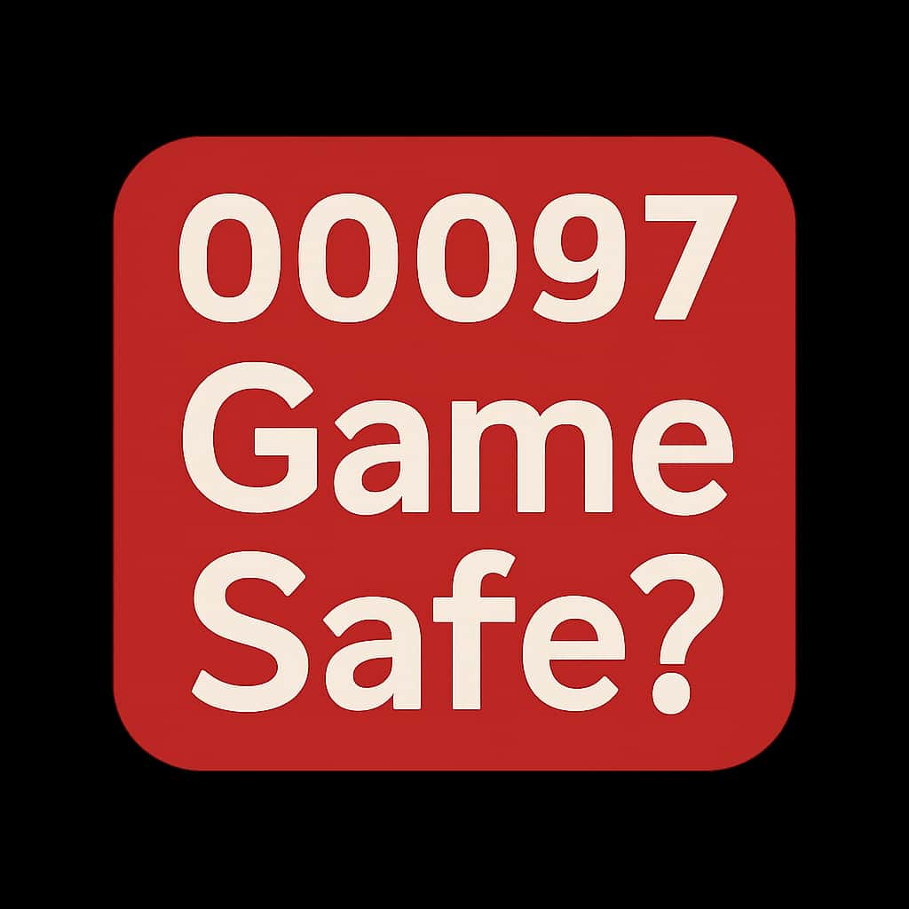 An icon representing gaming safety, featuring the text '00097 Game'.