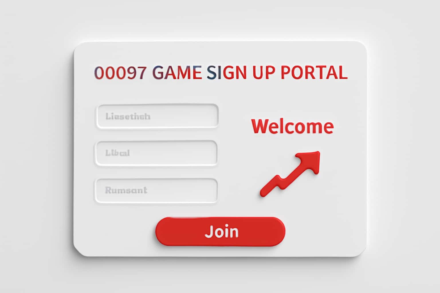 00097 Game Sign Up Portal Interface