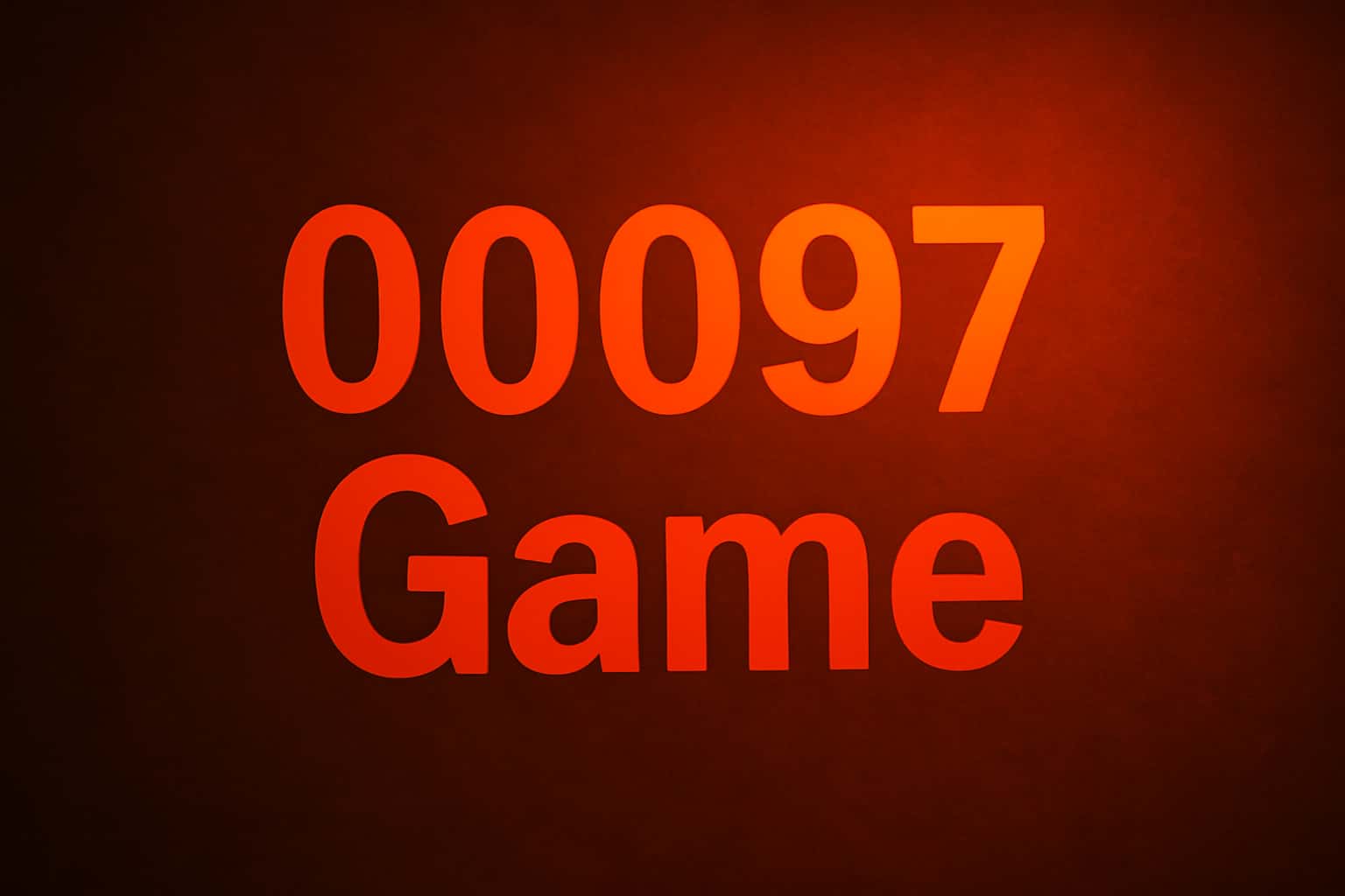 A futuristic representation of the 00097 Game platform showcasing engaging activities.